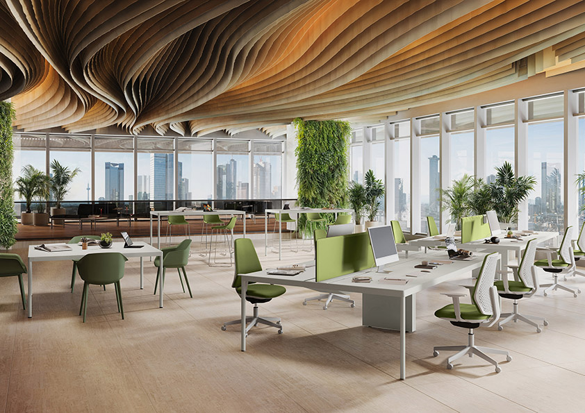 Scrivania operativa Fil Rouge