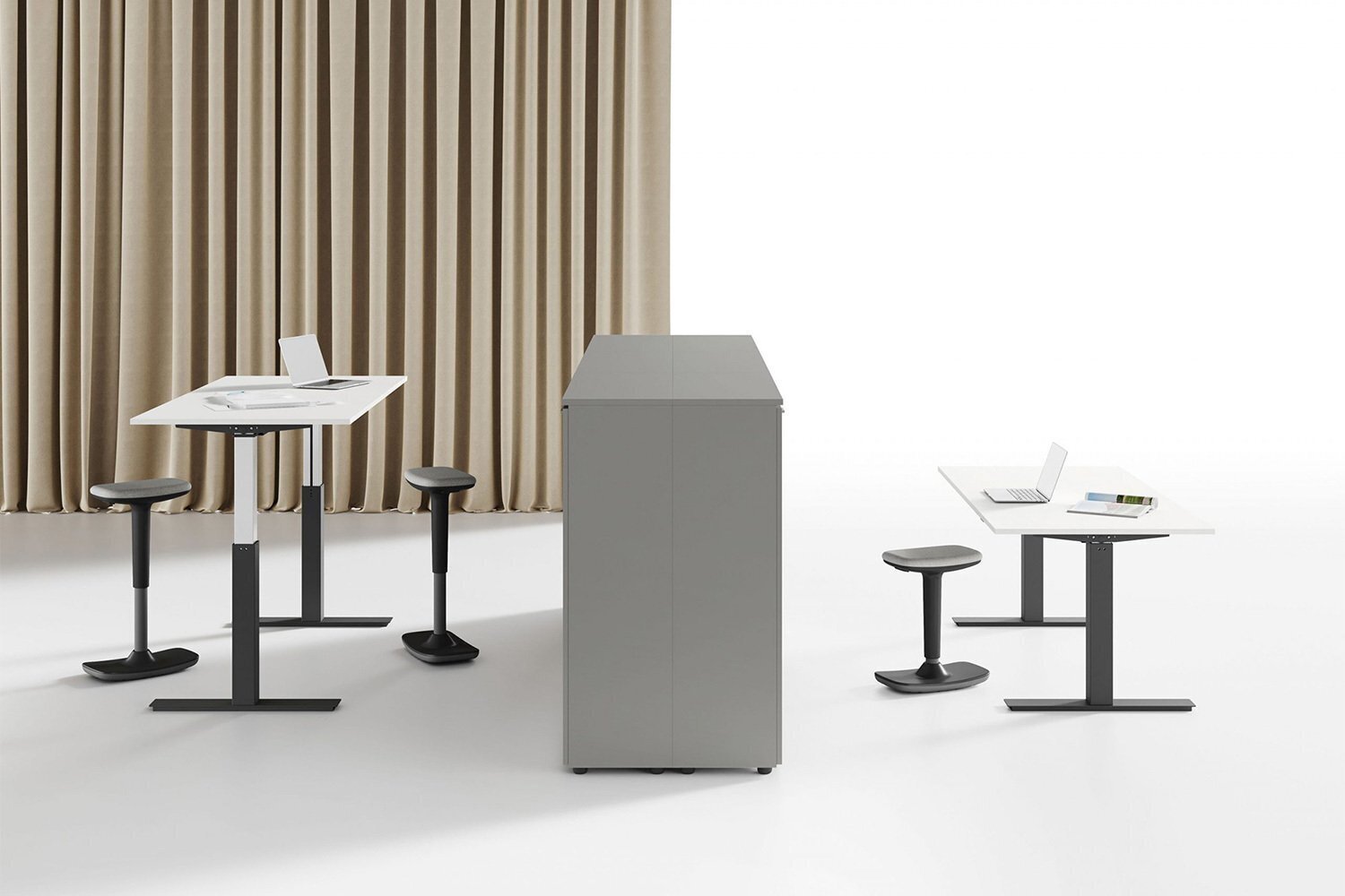 Tavoli e scrivanie elevabili multiuso Seguo
