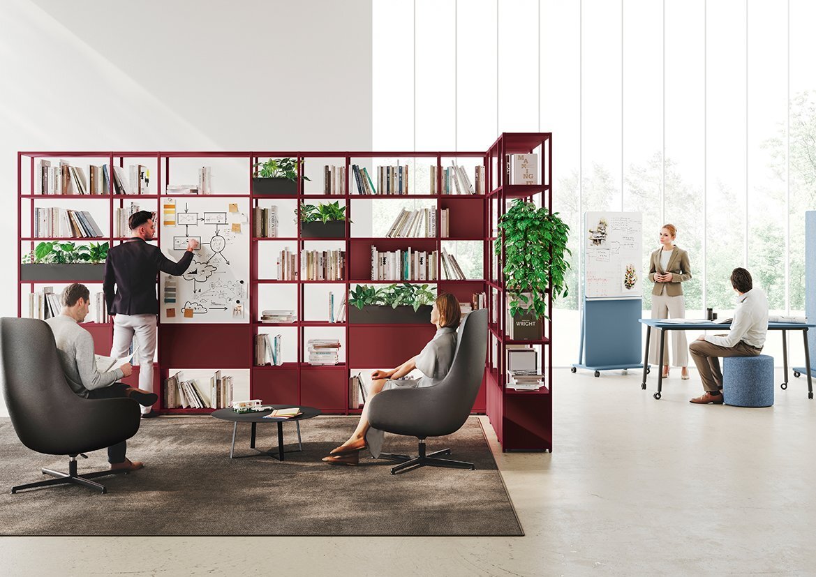 Libreria componibile Cubo per ufficio 